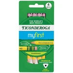 Ticonderoga My First Short Triangular Wood-cased 1 Count (pack Of 4), Yellow. Fixed Price $8.11.