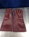New-amd X-ray Protective 15" 5-FINGER Glove (20801-BU)-COLOR Is Brown/burgundy. Fixed Price $95.00.