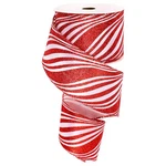 Whaline Christmas Glitter Candy Cane Ribbon Stripe Wired White,red. Fixed Price $18.43.