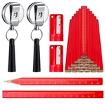 Honoson 24 Pieces Carpenter Pencils 7 Inches Octagonal Hard Black Cons. Fixed Price $17.69.