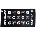 Gatorade Las Vegas Raiders Nfl Pro Team Bi-color Towel 22" X 42". Fixed Price $16.99.