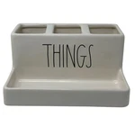 Rae Dunn Ceramic Things Organizer Desk Caddy Pen Holder Kitchen Office College. Fixed Price $55.99.