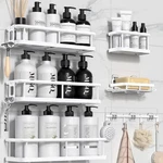 Shower Caddy, Large Capacity Bath Organizer With Soap Holder And 12 Hooks, 6. Fixed Price $59.77.