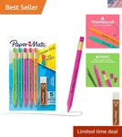 Erasable 1.3MM Triangular Kids Mechanical Pencils In Assorted Colors - 8 Pack. Fixed Price $7.57.