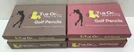 Tub Of Golf Pencils, Pre Sharpened, 144CT Box, Lot, 288 Total, Colors Vary. Fixed Price $14.98.