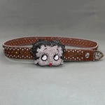 Betty Boop Belt Buckle With Travis Scott Strap Stolen Arts Size 32 Rhinestones. Fixed Price $249.99.