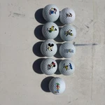 Walt Disney World Characters Balls, Club Golf, Pinnacle 2003 Set Of 9. Fixed Price $15.00.
