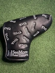 New Seemore Private Reserve Headcover Blade Putter Black White Magnetic. Fixed Price $69.99.