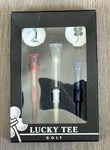 Koviss Lucky - Black Box Set Golf Tees & 2 Hat Pins 5 Pc (G34). Fixed Price $25.99.