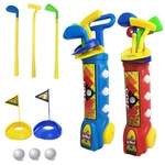 Kids Toddler Mini Golf Set Indoor Outdoor Toy W/ Cart Clubs Balls Practice Holes. Fixed Price $19.99.