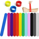 Novelty Place 12PCS Silicone Rainbow Slap Bracelets Party Wrist Strap. Fixed Price $10.95.