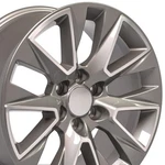 20" Wheel Fits Silverado Ltz Machined 20X9 Chevy Truck Rim 5919 B1W. Fixed Price $244.00.