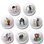 Artpreti 4 Pcs Funny Balls For Birthday, Novelty Golfer 1.68", White. Fixed Price $14.75.