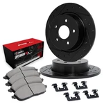 WHUH1-59031 R1 Concepts 2-WHEEL Set Brake Disc And Pad Kits Rear Coupe For Rsx. Fixed Price $137.03.