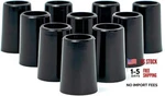 .355" Taper Tip Black Golf Club Ferrules Durable Plastic, Fits 10. Fixed Price $19.43.