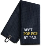 Best Pop By Bar Embroidered Golf Towel, 23.6 X 15.7 Inches, Pink. Fixed Price $23.99.