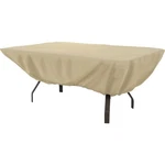 Classic Accessories 44 In. W. X 23 H. 72 L. Tan Polyester/pvc Table. Fixed Price $40.68.