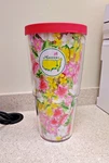 2024 Masters Tervis Insulated Tumbler Pink Floral 24OZ Augusta National Nwt. Fixed Price $44.62.