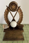 Decade Awards Golf Trophy 7. Fixed Price $7.50.
