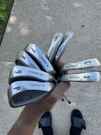 King Cobra Men's Right-handed Iron 3-PW Golf Clubs Regular Flex Steel Shafts Rh. Fixed Price $115.00.