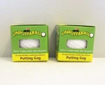 2 New Unputtable Golf Balls Unable Or Roll Straight Gag Gift Trick. Fixed Price $10.45.