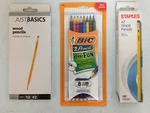 Bic Xtra Fun Pencil #2 Hb, Two-toned Color Barrels 8 Pack + Bonus Items. Fixed Price $8.50.