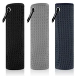Peasug 3 Pack Golf Towels (16" X Inches, Gray/navy Blue/black. Fixed Price $14.76.