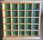 Wooden 25 Golf Ball Display Cabinet Case Rack Wall Mount Souvenir Trophy. Fixed Price $39.95.