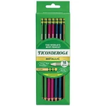Dixon Ticonderoga #2 Soft Pencil 18/PK Assorted Metallic Barrels Student School. Fixed Price $13.50.