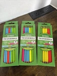 Ticonderoga Neon Sharpened Pencils 18 Count 2HB Sealed New 3 Pack. Fixed Price $20.00.