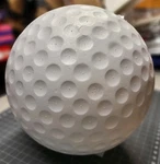 Large Golf Styrofoam Half 16 INCH,2PC White For Crafts. Fixed Price $110.00.