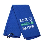 Jxgzso Golf Lover Gift Embroidered Towel Large, Back Nines Matter. Fixed Price $20.99.