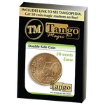 Double Sided Coin (50 Cent Euro) (E0025) By Tango - Trick. Fixed Price $15.00.