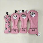 Malbon Golf Club Head Covers Pink, Wood, Driver, Putter, Hybrid, Mallet. Fixed Price $25.95.
