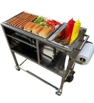 Hot Dog Cart Propane Butane Powered Portable 4 Wheels. Fixed Price $299.99.