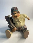 Russ Berrie Golfer Plaid Kathleen Kelly Stew Mulligan 2904 Vintage. Fixed Price $11.00.
