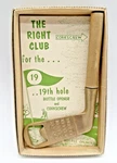 Right Club For 19TH Hole! Gold Themed Corkscrew & Bottle Opener Vintage. Fixed Price $20.00.