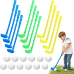 24 Pcs Plastic Mini Golf Clubs For Toddlers, Kids Toy Set, Balls. Fixed Price $51.20.