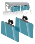 2 Pack Magnetic Sun Visor For Utv & Golf Cart Roof Bars, Polarized Anti-glare. Fixed Price $61.49.