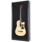 Acoustic Guitar Case Cabinet 45 Shadow Box Black Felt Uv Displaygifts. Fixed Price $369.99.