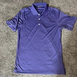Ashworth Polo Shirt Mens Small Purple EZ-TEC2 Golf Performance Moisture Wicking. Fixed Price $16.09.