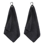 Bruislard 2 Pack Black Golf Towel With 11.8 X Inches,. Fixed Price $13.15.