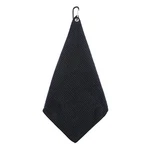 Quacc Premium Golf Towel With Carabiner Clip Absorbent Small, Black. Fixed Price $8.41.