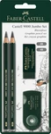 9000 Jumbo Graphite Set - Sketch (2B, 4B), Double Hole. Fixed Price $24.92.