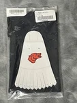 Greyson Clothiers White With Orange Wolf Golf Shoe Kiltie. Fixed Price $25.00.