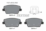Textar 2287601 Rear Brake Pad Set Fits Hyundai I30 Veloster. Fixed Price $50.94.