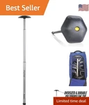 Elegantly Designed Golf Travel Bag Cover Durable, Adjustable, Black Aluminum. Fixed Price $64.79.