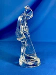 Baccarat Crystal 9" Figurine Of Lady Golfer. Fixed Price $89.99.