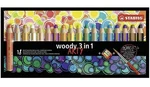 Stabilo Woody Pencil Crayons - 18 Colour Box Arty. Fixed Price $47.23.