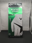 New Genuine Callaway Weather Spann Men's Xl Left Lh 2-PACK Golf Gloves. Fixed Price $14.99.